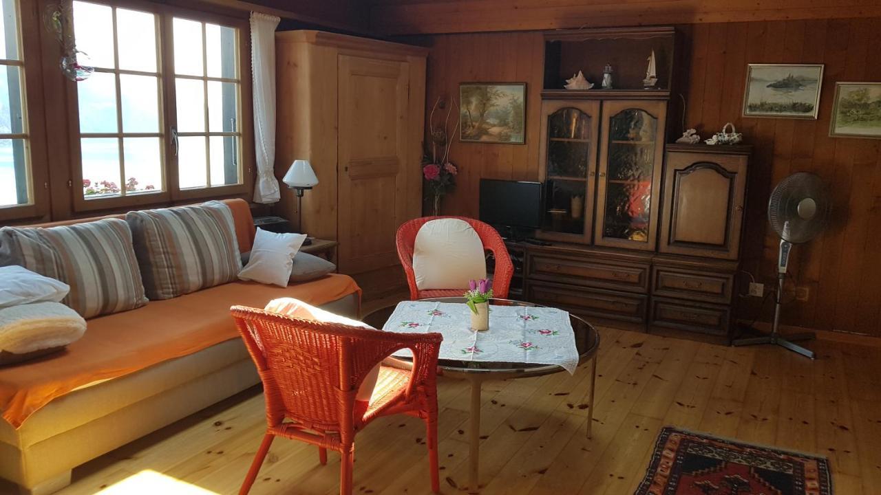 Traumhaftes Chalet Mit Seesicht Krattigen Екстериор снимка